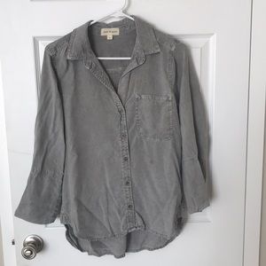 Anthropologie - cloth and stone button up top